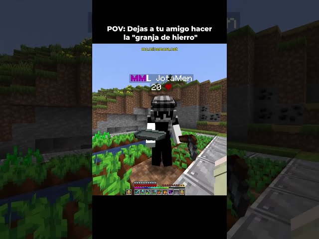 Its the BEST iron FARM 🤑🤑 #minecraft