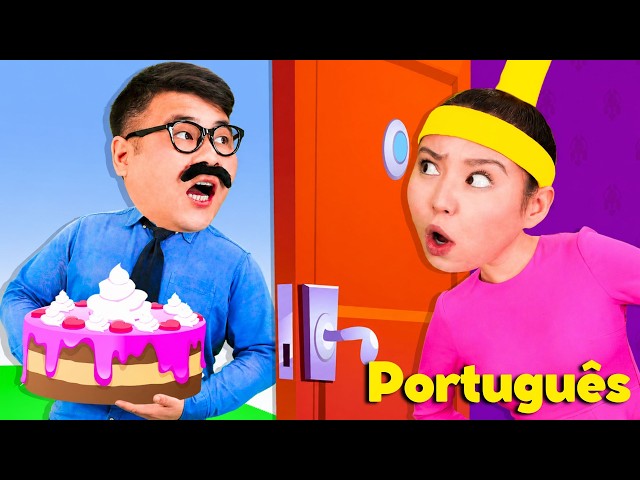 Toc, Toc, Quem Está Aí? | Canções Divertidas para Crianças | Babanana Português
