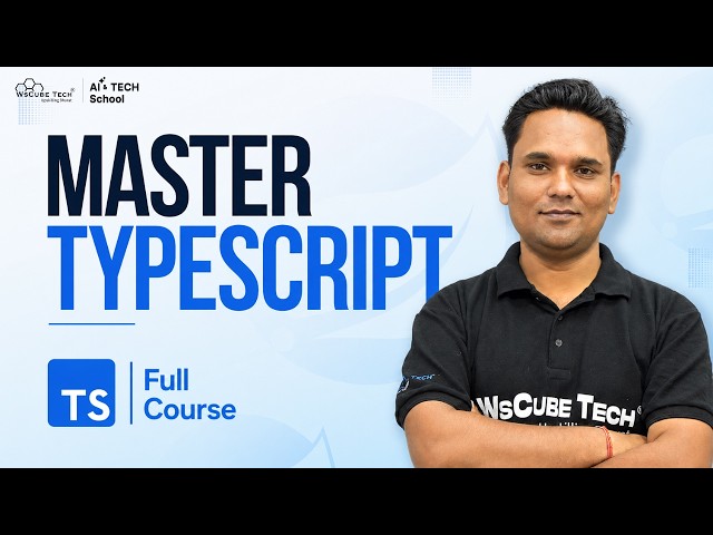 TypeScript Full Course for Beginners | Learn TypeScript with Real Project