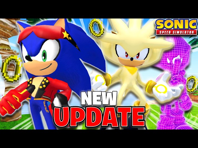 The NEW UPDATE is HERE! (Sonic Speed Simulator)
