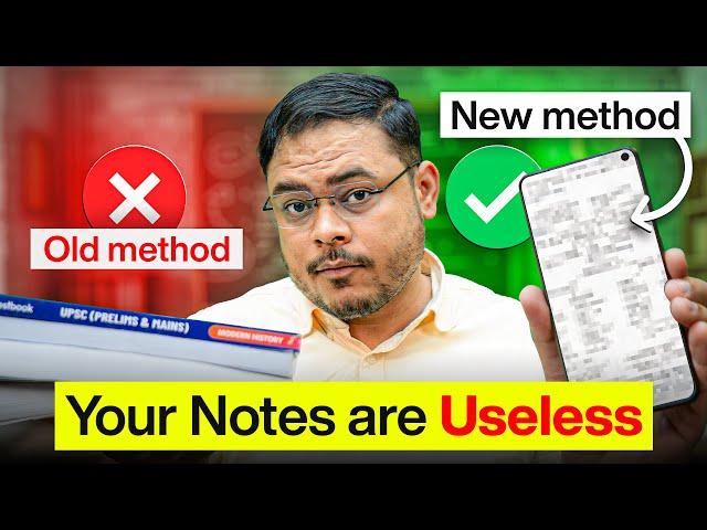 How to Make *AWESOME* Notes for UPSC Exam (toppers use this)
