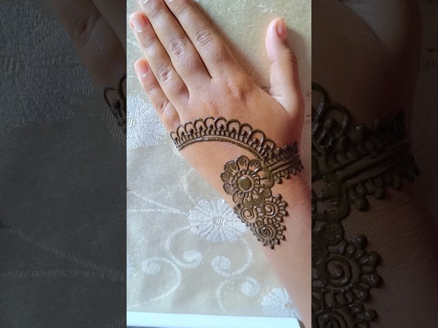 beautiful mehndi design🌿✨🌸 #mehndi #shortsfeed #henna #viral #trendingshorts