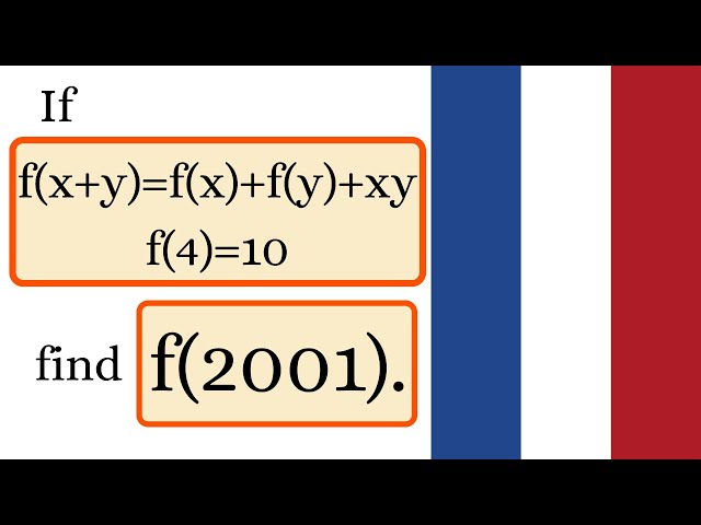A functional equation from the Netherlands.