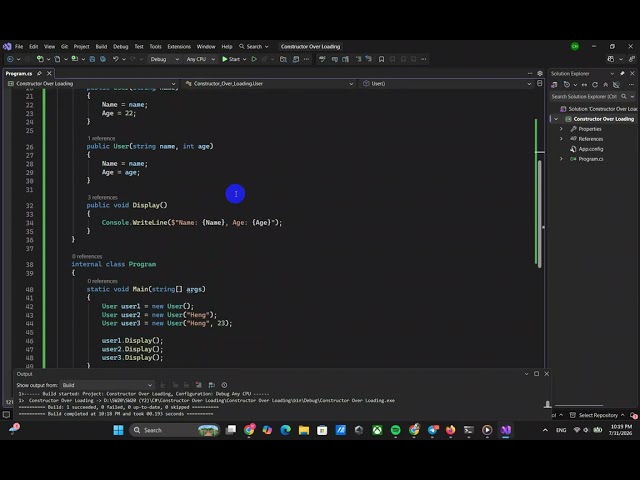 Constructor Over Loading(Phon Chhaiheng)