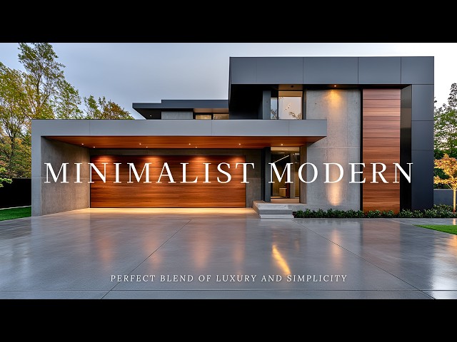 Minimalist Modern House Tour – The Perfect Blend of Luxury and Simplicity