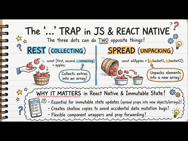 05 Complete Guide to Spread & Rest Operators: From JS Engine -React Reconciliation @techcraftclub
