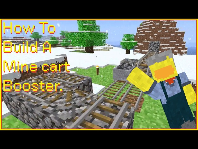 How to Build a Minecart booster - Alpha 1.1.2_01