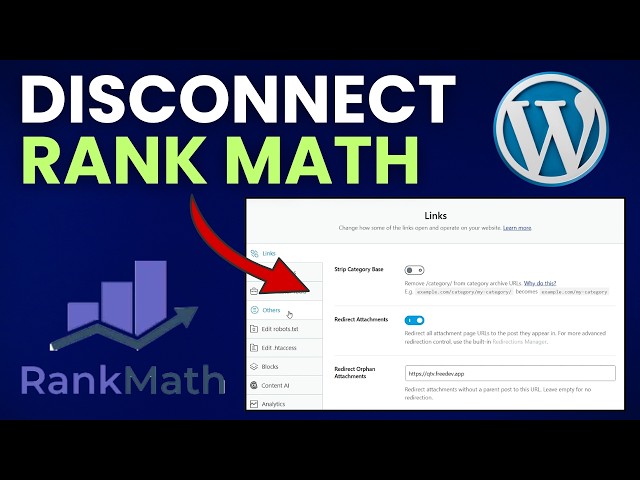 HOW TO DISCONNECT RANK MATH FROM GOOGLE SEARCH CONSOLE