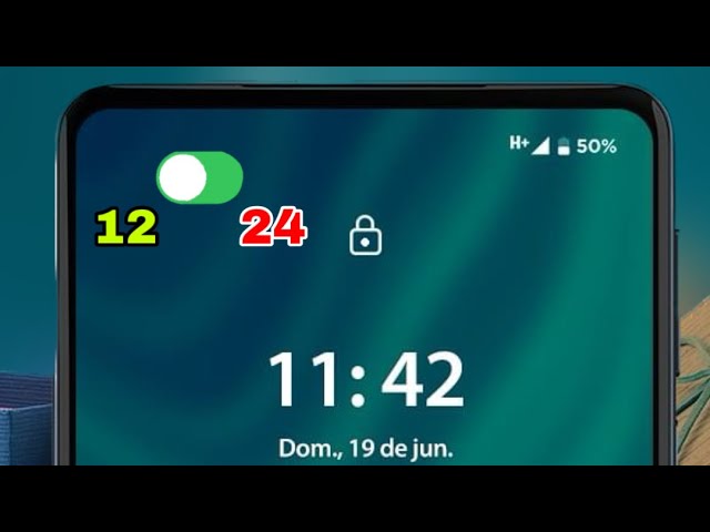 How to change the clock from 24 hours to 12 hours on Android phones