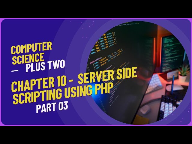Computer science plus two chapter 10 | Data types in PHP | Operators in PHP | part 3