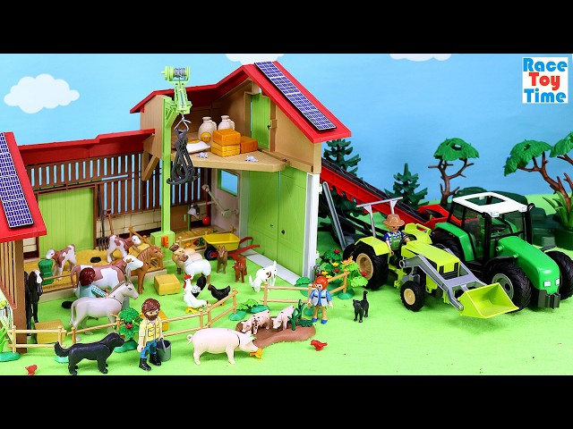 Playmobil Large Farm Playset with Farm Animal Figurines