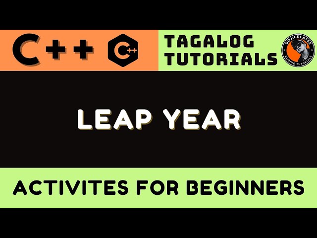 C++ Leap Year Checker Explained (How Year Validation Works)