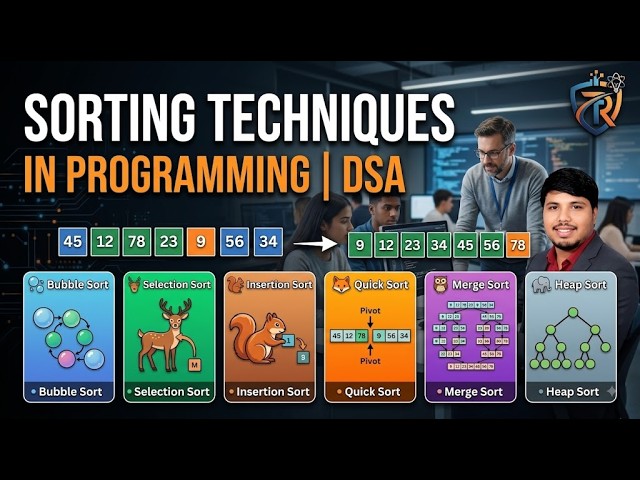DSA - Sorting Algorithms Through an Amazing Animal Story!