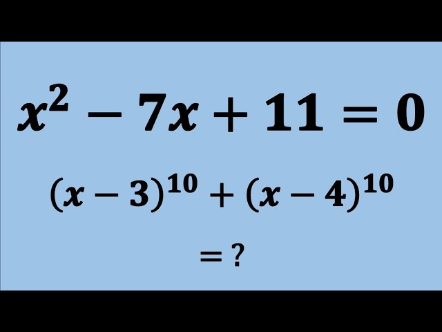 Nice Maths Olympiad Question | Algebra Problems | Can you solve this?