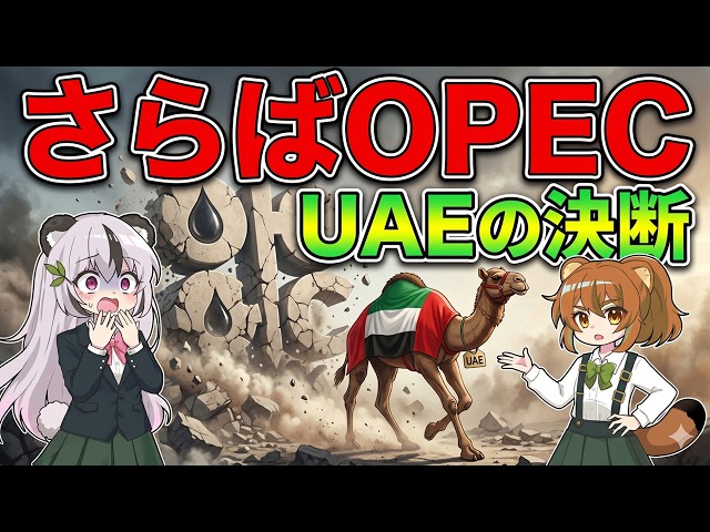 【OPEC激震】UAEが電撃脱退！その理由と今後の原油市場、日本への影響を解説【中東情勢】