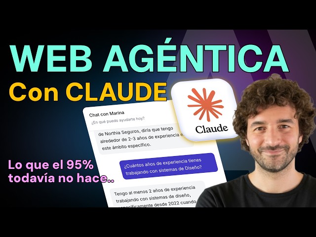 Crea una web agéntica con Claude Code (lo que el 95% no sabe)