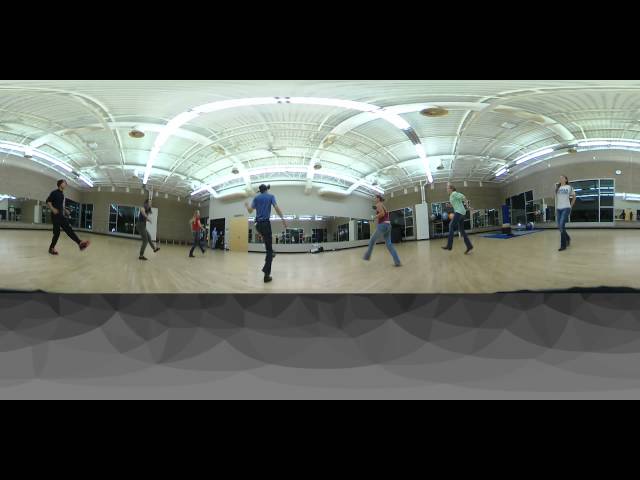 Coastin' line dance (360-degree panorama) at Sonoma State Line Dance Club