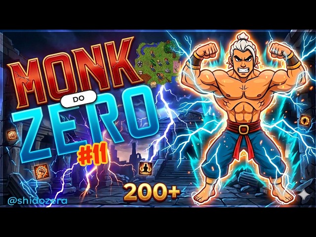 Monk from Zero #11: 200 CHARMS + UP FROM 258 TO 280 (INSANE Hunts!)💥