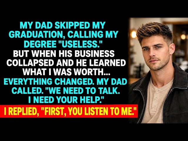 My Dad Called My Degree "Useless" and Refused to Watch Me Graduate — Until His Business Collapsed...