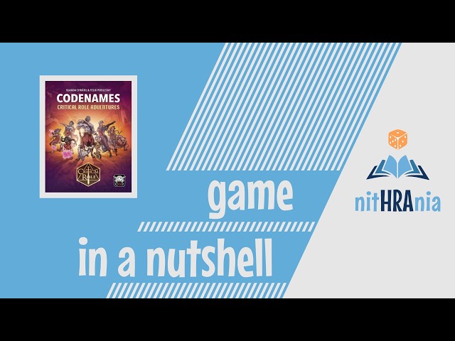 Game in a Nutshell - Codenames Critical Role Adventures (How to Play)