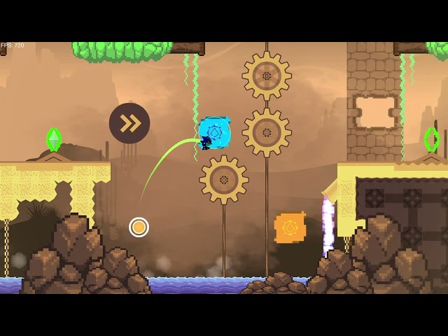 Sandy Springs by btwmag (All Coins) - Geometry Dash Platformer