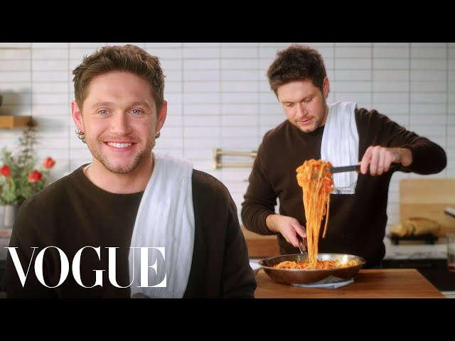 Niall Horan Cooks 'Dad's' Pasta Dinner | Now Serving | Vogue
