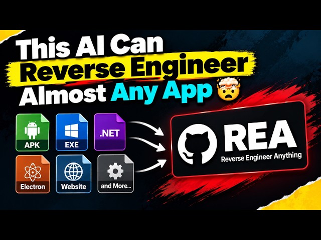 This AI Can Reverse Engineer Almost Any App 🤯 | REA GitHub Tutorial