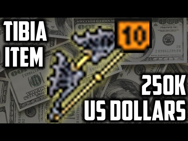 Este item de Tibia vale 250 mil dólares...