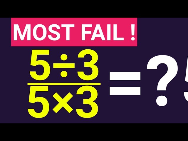 This Math Question Is Harder Than It Loooks !