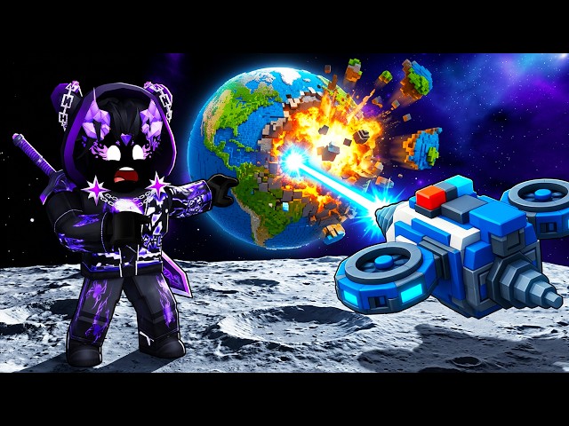 Starting Over as NOOB with PLANET DESTROYING LASER in Mine a Planet! (Roblox)