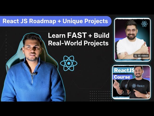 React JS Roadmap + Unique Project Ideas | Best Free Tutorials to Learn React FAST (2026) #react #js
