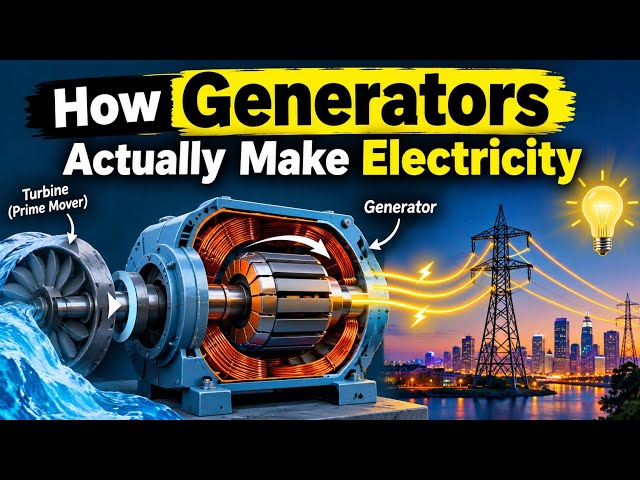 How Generators Actually Make Electricity (Hint: They Don't)