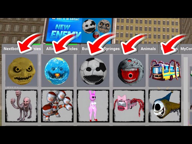 Nextbots in Playground Mod: New Moon & Bus Eater Update! 😱