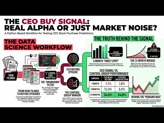 Python Tutorial Analyze CEO Insider Trading and Stock Rebounds