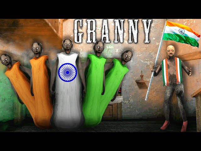 Granny Republic Day Celebration | Game Definition in Hindi New Update Chapter 1 Funny Grandpa Escape