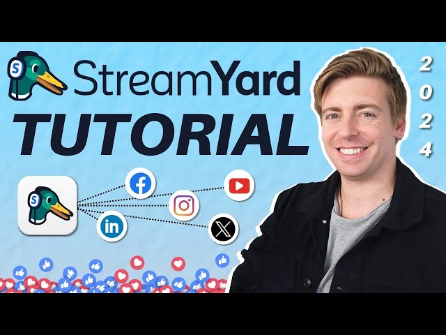 Transmite en vivo ¡EN TODAS PARTES! con StreamYard en menos de 15 minutos (Tutorial para todos)