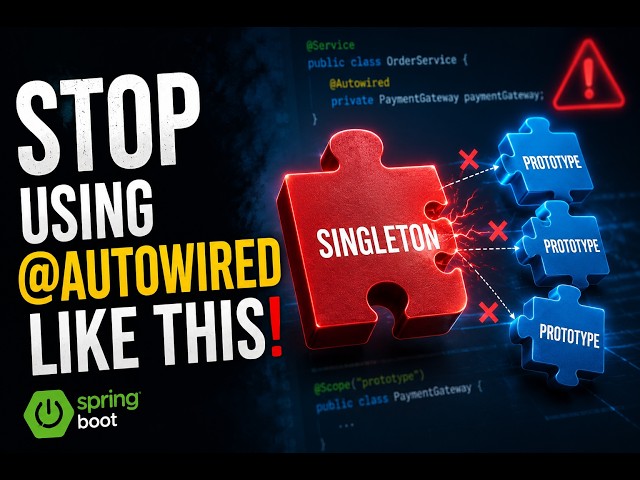 🚀 The Singleton-Prototype Trap: Data Corruption in Spring Boot 🌱☕ | @javacodeex