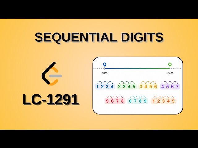 Sequential Digits | Leetcode 1291 | Java | Hindi