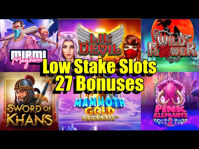 Bonus Buy Session, 27 Games, Miamia Mayhem, Mammoth Gold Megaways, Lil Devil & So Much More