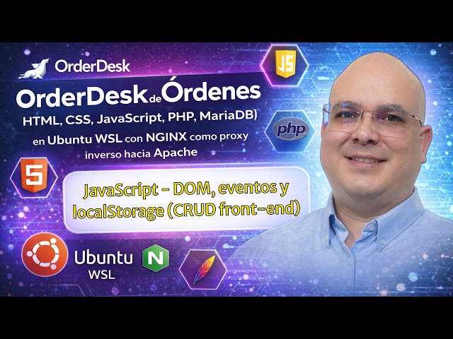 ⚡ OrderDesk: CRUD con JavaScript y localStorage (DOM y eventos)