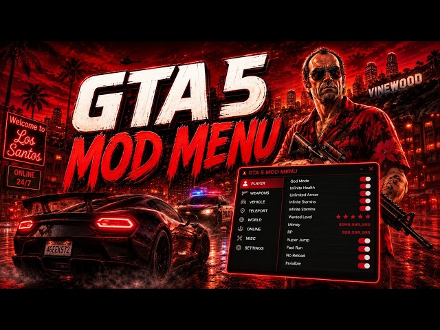 🔥 GTA 5 Mod Menu PC 2026 | Kiddions Cheat, Money Hack & Online Mods [FREE & NO BAN]