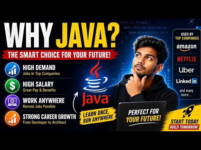 Why Java in 2026? Complete Java Developer Roadmap for Beginners