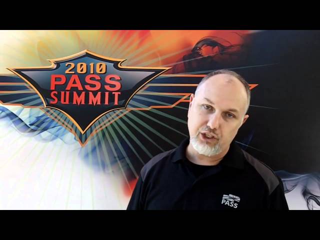Ladies and Gents, Buck Woody at SQLPASS