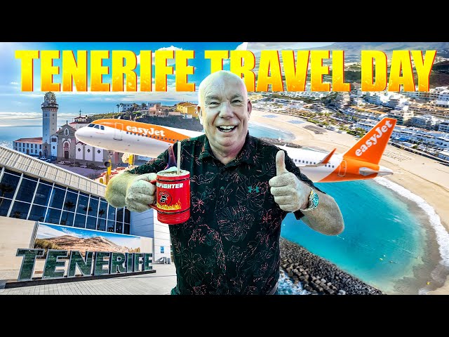 Tenerife TRAVEL DAY with Easyjet! BUMPY RIDE to the sunshine from Liverpool ☀️ 🇪🇸 