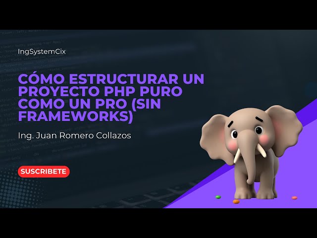 Cómo Estructurar un Proyecto PHP Puro como un PRO (Sin Frameworks)