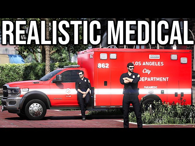 The Most Realistic Medical System is Finally Here! Playing as LAFD in FiveM
