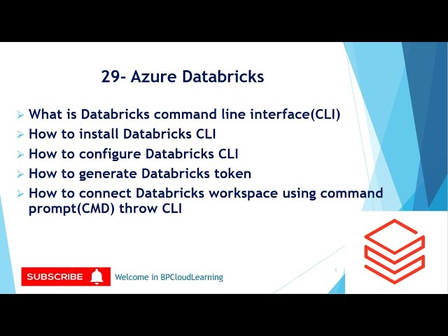 29- Install Databricks CLI || Configure with your workspace in Azure Databricks in Hindi #azure
