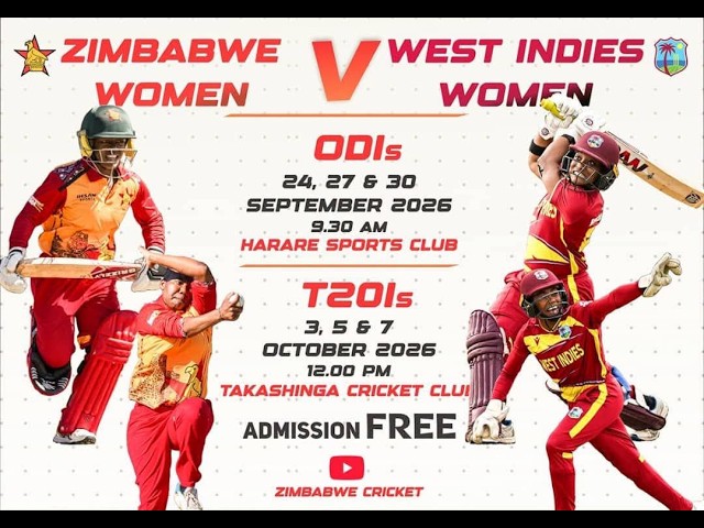 Zimbabwe Women vs West Indies Women | 2nd WT20I