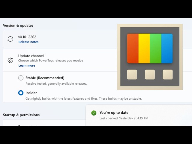 Next Week's PowerToys Release is Looking Good 👀! (New Insider Channel)