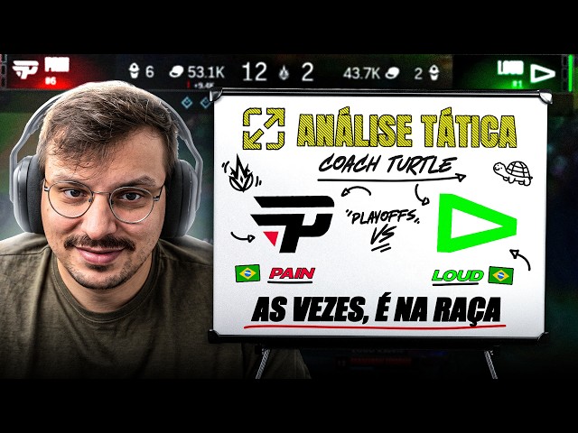 Coach Turtle | Analisando LOUD vs PAIN do PLAYOFF CBLOL 2026 SPLIT 2 Parte 1!